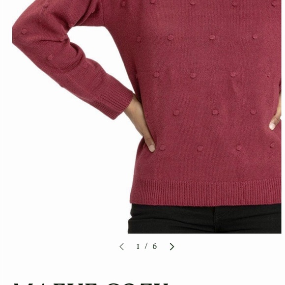 Threads 4 Thought soft pullover cotton blend sweater. - Picture 3 of 6